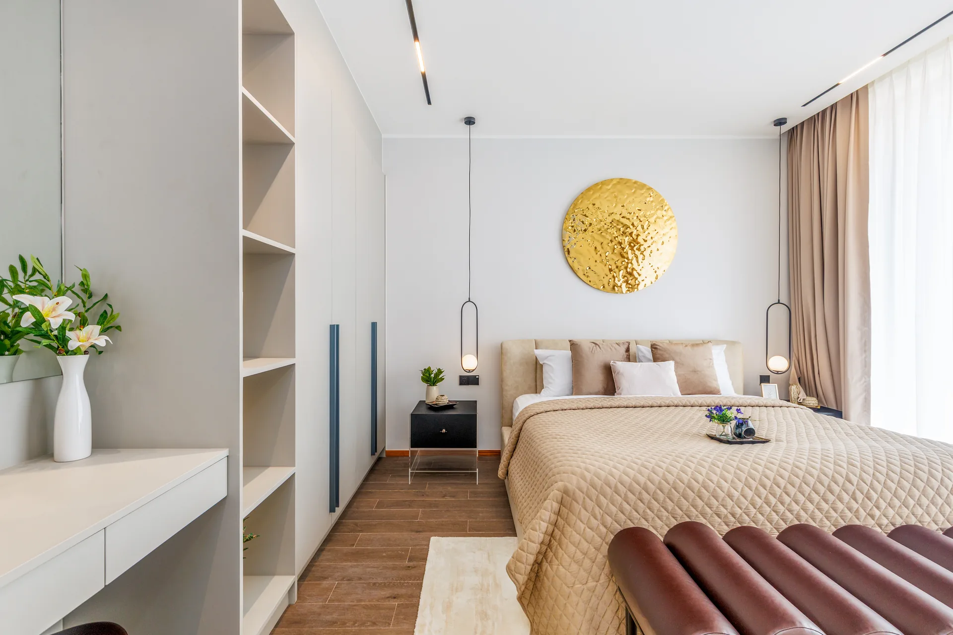 Master bedroom interior